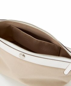 TOPKAPI 【Breath TOPKAPI】ワイド トート レザーハンドル カゴバッグ / ポーチ付き