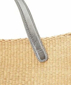 TOPKAPI 【Breath TOPKAPI】ワイド トート レザーハンドル カゴバッグ / ポーチ付き