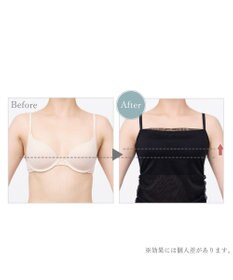 BRADELIS New York 【BRADELIS Me】チュールビスチェブラキャミ 通気性抜群のおしゃれな補整ブラキャミ カップ付き