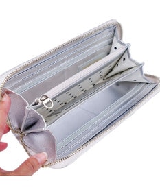 訳あり未使用品✨ツモリチサト✨長財布✨マルチカラー✨シルバー✨ドロップ✨レザー 訳あり未使用品✨ツモリチサト✨長財布✨マルチカラー✨シルバー✨