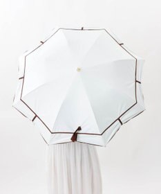 AURORA 【 Beaurance （ビューランス）】シャーリング加工晴雨兼用パラソル傘（折りたたみ傘）