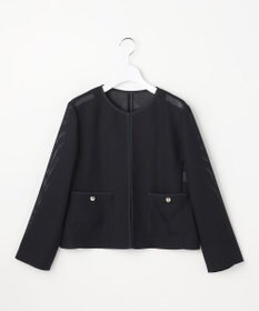 ANY SIS S シアーメッシュ ノーカラージャケット