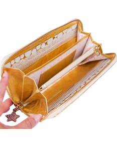 tsumori chisato CARRY 新マルチドット ラウンドファスナー長財布【キラキラでかわいい！本革のやわらかな風合い】