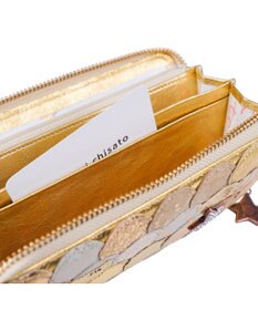 tsumori chisato CARRY 新マルチドット ラウンドファスナー長財布【キラキラでかわいい！本革のやわらかな風合い】