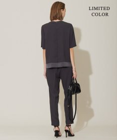 ICB 【新色追加・接触冷感・UVケア・速乾・洗える】FluidBackSatin ドロストパンツ