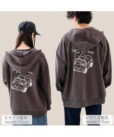 Mother garden しろたん  ジップパーカー 《くるま》 ユニセックス