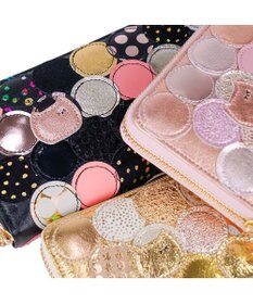 tsumori chisato CARRY 新マルチドット ラウンドファスナー長財布【キラキラでかわいい！本革のやわらかな風合い】