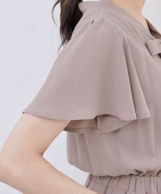 Tiaclasse 【洗える】リボンタイプリーツワンピース