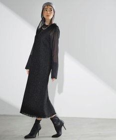 ICB 【CLASSY.1月号掲載】スパングルツイード ジャンパースカート