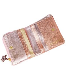 tsumori chisato CARRY 新マルチドット 折り財布 2つ折り ミニ財布【キラキラでかわいい！本革のやわらかな風合い】