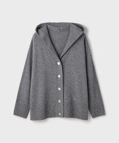 GRACE CONTINENTAL ウールフードニットカーディガン