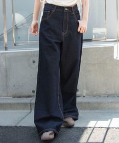 WEGO 【ユニセックス着用ITEM/SMLサイズ展開】エクストラバギーデニムパンツ