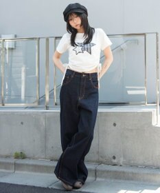 WEGO 【ユニセックス着用ITEM/SMLサイズ展開】エクストラバギーデニムパンツ