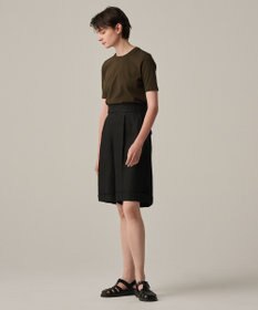 uncrave コットンミラノ ショート丈 Tシャツ（uncrave WHITE）