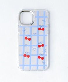 WEGO ミラーチェリーチェックiphoneケース