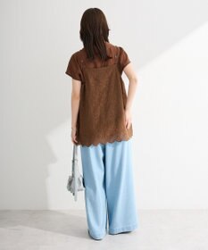 Green Parks ＳＥＴ２点刺しゅうキャミ＋シャツ