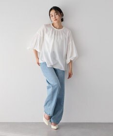 YECCA VECCA ブレードトリミングブラウス