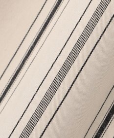 23区 S 【洗える】コットンリネンストライプ Iライン スカート