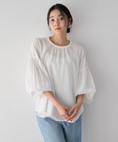 YECCA VECCA ブレードトリミングブラウス