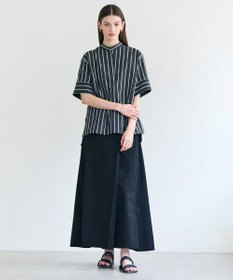 BEIGE， YANN / ラップタック フレアスカート