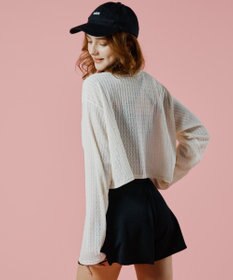 San-ai Resort（三愛水着楽園） 【WEB限定】ニットレーストップス付き4点セット水着