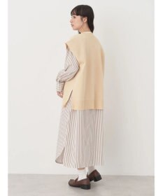 earth music&ecology 金ボタンニットベスト