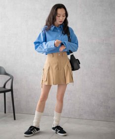 WEGO カーゴチノプリーツスカパン