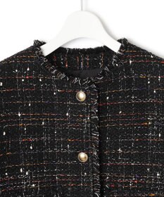 23区 L GIOLICA カラーミックスツイード ジャケット