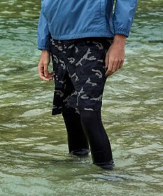 JOSEPH ABBOUD MOUNTAIN 【CREA掲載・ストレッチ/軽量/撥水】 エンボスカモフラージュ ショーツ