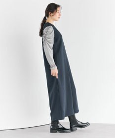 #Newans 【洗濯機可】キーネックジャンパースカート