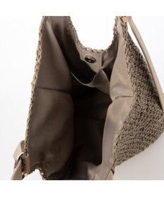 UNBILLION カシュカシュ cachecache / ベルトハンドルクロッシェトート カゴバッグ