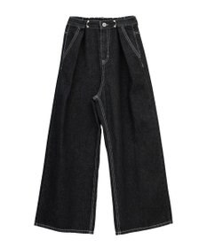 earth music&ecology タックホックデニムパンツ