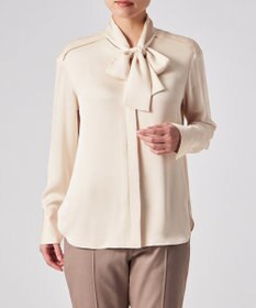 Paul Smith サテン ボウタイ ブラウス