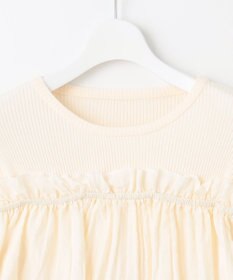 Feroux 【洗える】3way フリルニットトップス