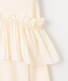 Feroux 【洗える】3way フリルニットトップス