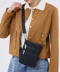 LeSportsac 3 ZIP CROSSBODY/ディープシーブルー
