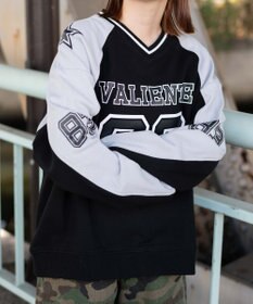 WEGO ナンバリングビッグスウェット