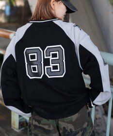 WEGO ナンバリングビッグスウェット