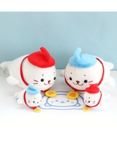 Mother garden しろたん カーリングマスコット 青色 22cm小さい ぬいぐるみ マスコット カーリング あざらし アザラシ かわいい キャラクター プレゼント ギフト マザーガーデン