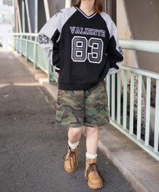 WEGO ナンバリングビッグスウェット