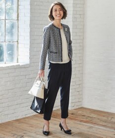 ANY 【洗える】エステルソフトストレッチ パンツ