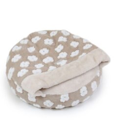 PET PARADISE ペットパラダイス  ボア寝袋 丸型《お花柄》M  径60cm 小型犬