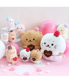 Mother garden しろたん カップケーキ マスコット 20cm お座りぬいぐるみ