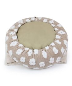 PET PARADISE ペットパラダイス  ボア寝袋 丸型《お花柄》M  径60cm 小型犬