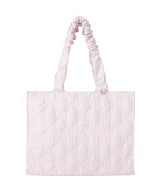 Maison de FLEUR ギャザーハンドルリボンキルティングトート