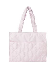 Maison de FLEUR ギャザーハンドルリボンキルティングトート