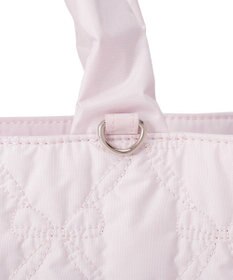 Maison de FLEUR ギャザーハンドルリボンキルティングトート