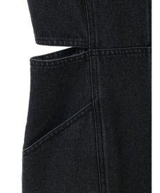 earth music&ecology サイドカットデニムキャミワンピース