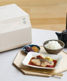 YAMATO テーブル＆キッチン 【レコルト】クッキングライスクッカー  クリームホワイト  RCR-2(W)