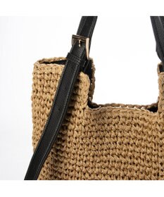 UNBILLION cachecache ベルトハンドルベーシック手編みトートバッグ